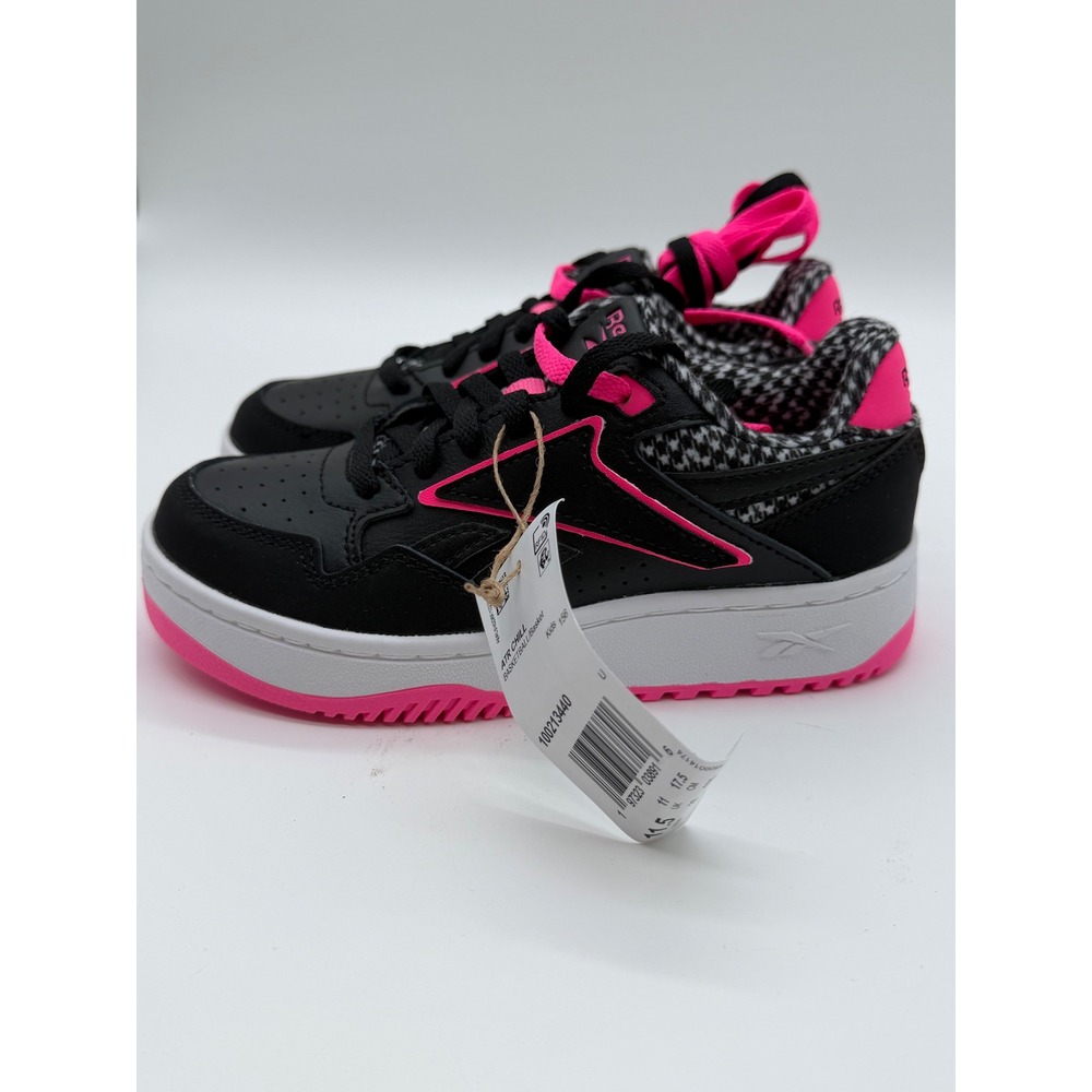 Reebok ATR Chill Kids Basketball Shoes Black Pink‎ White 100213440 Size 11.5 NEW